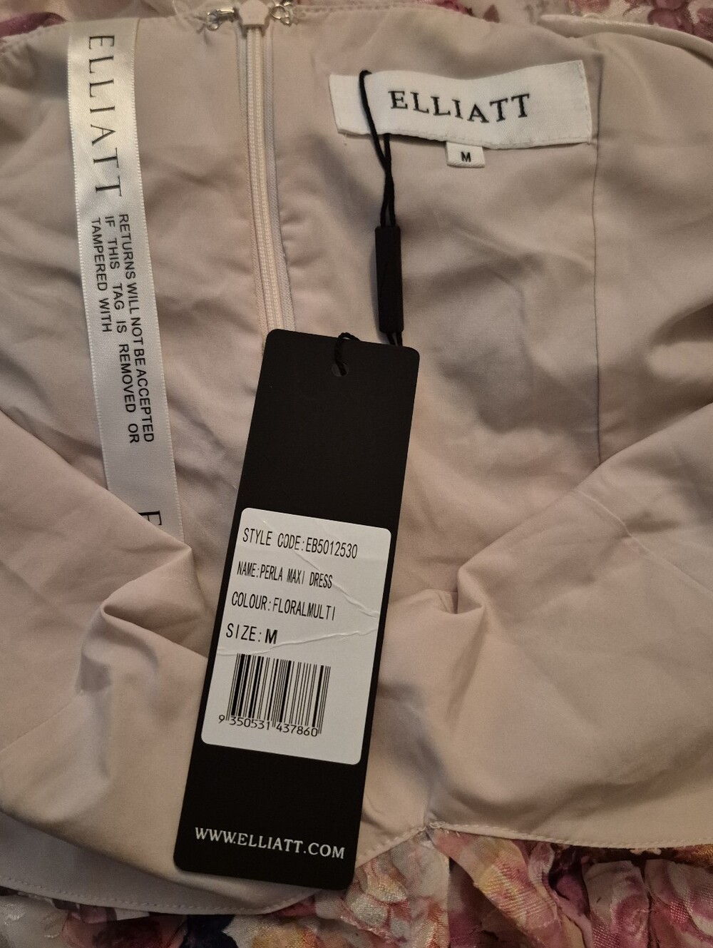 NWT Elliatt Perla Floral Dress Pink Size M - Picture 14 of 15